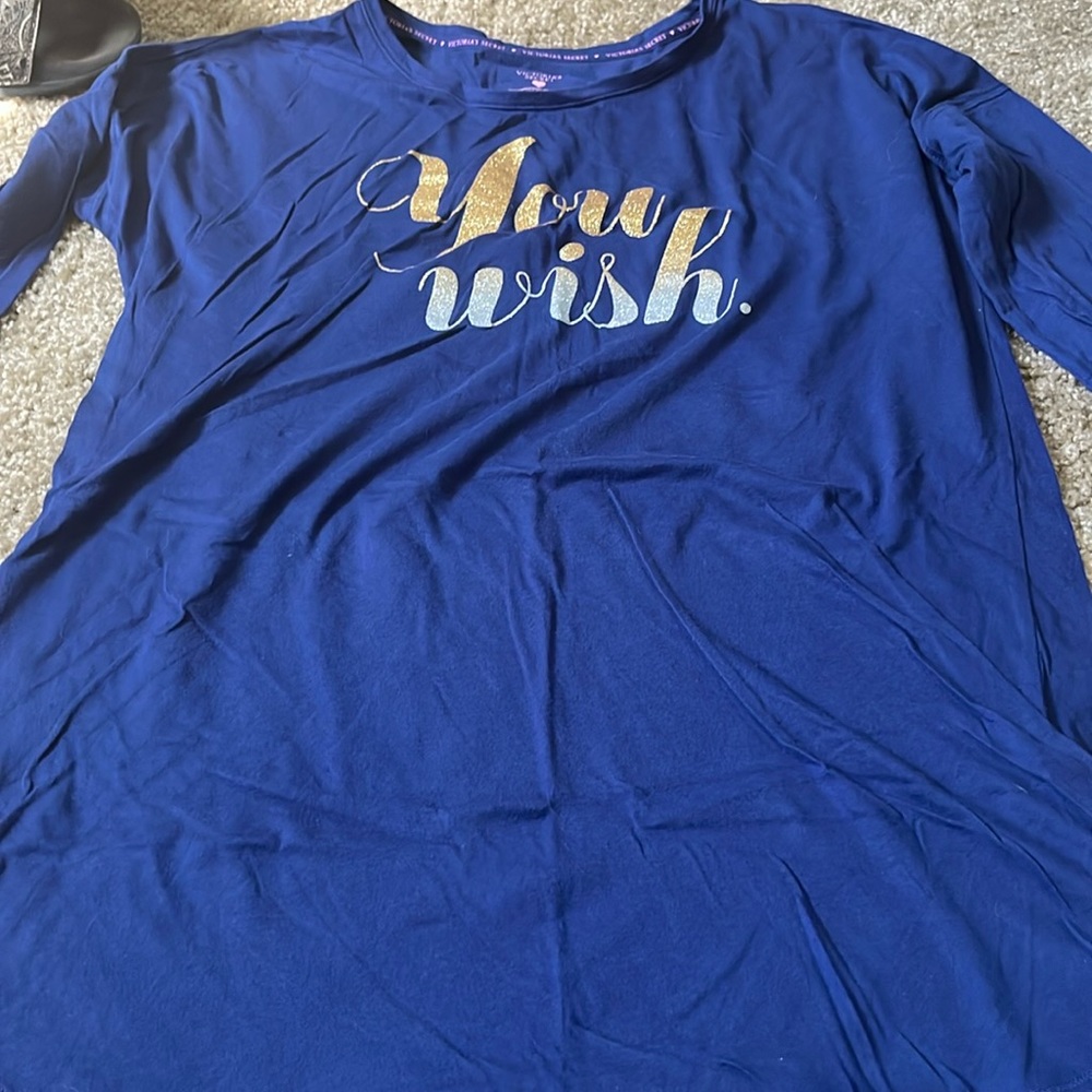 Long sleeve long pajama shirt